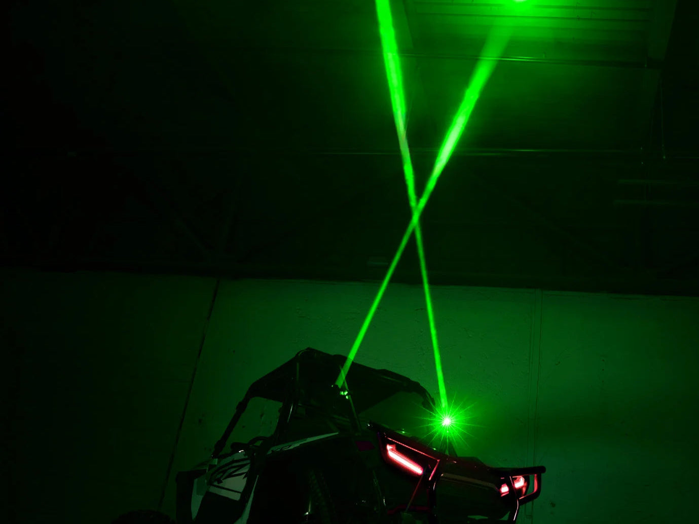 LED Laser Whip Lights